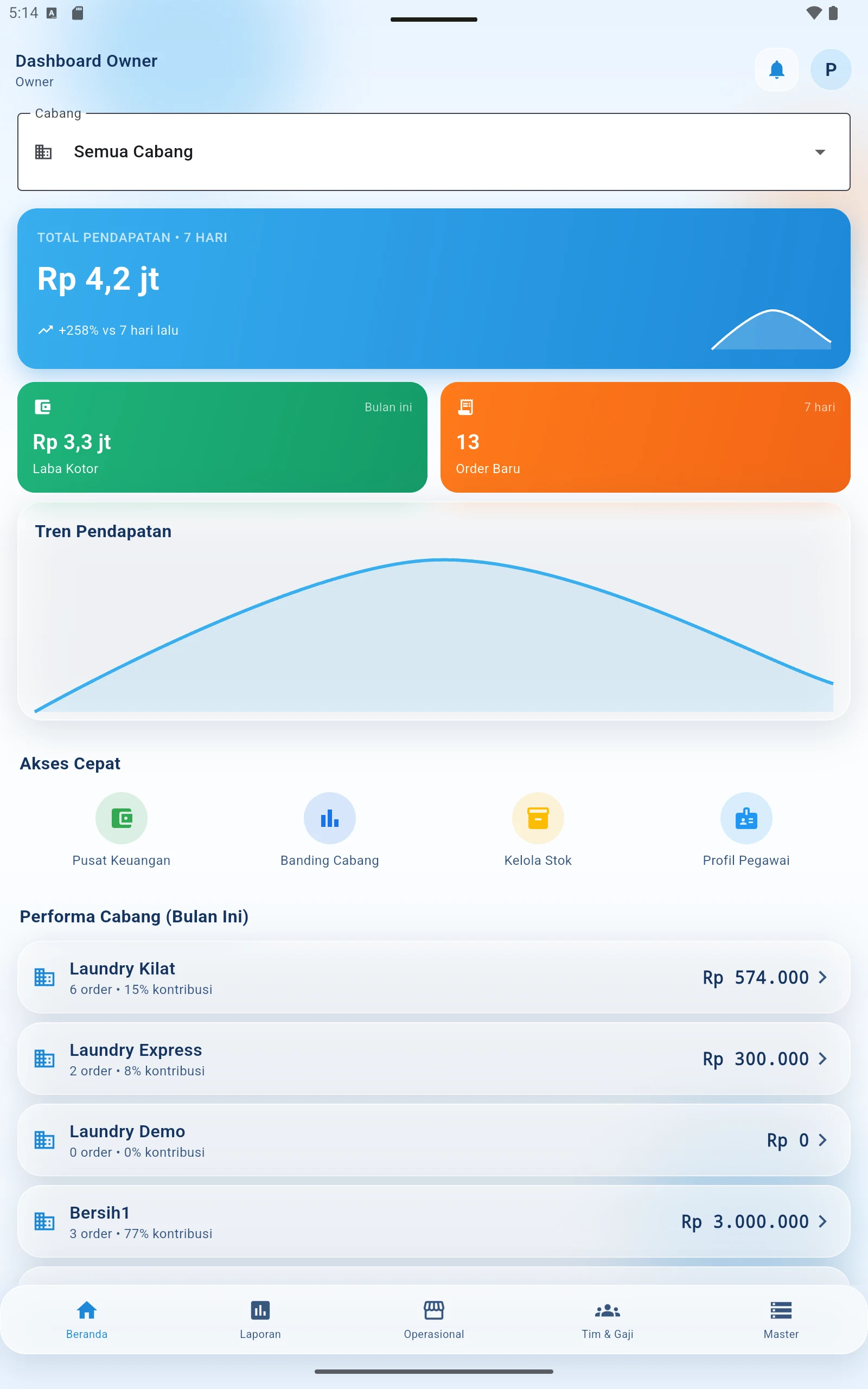 Laundry Pintar - Kasir Laundry screenshot